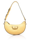 Guess Nastra Zipped Shoulder Bag, Lemon Yellow