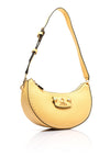 Guess Nastra Zipped Shoulder Bag, Lemon Yellow