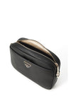 Guess Meridian II Faux Pebbled Leather Crossbody Bag, Black