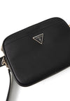 Guess Meridian II Faux Pebbled Leather Crossbody Bag, Black