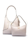 Guess Darcy Large Satchel Bag, Off White