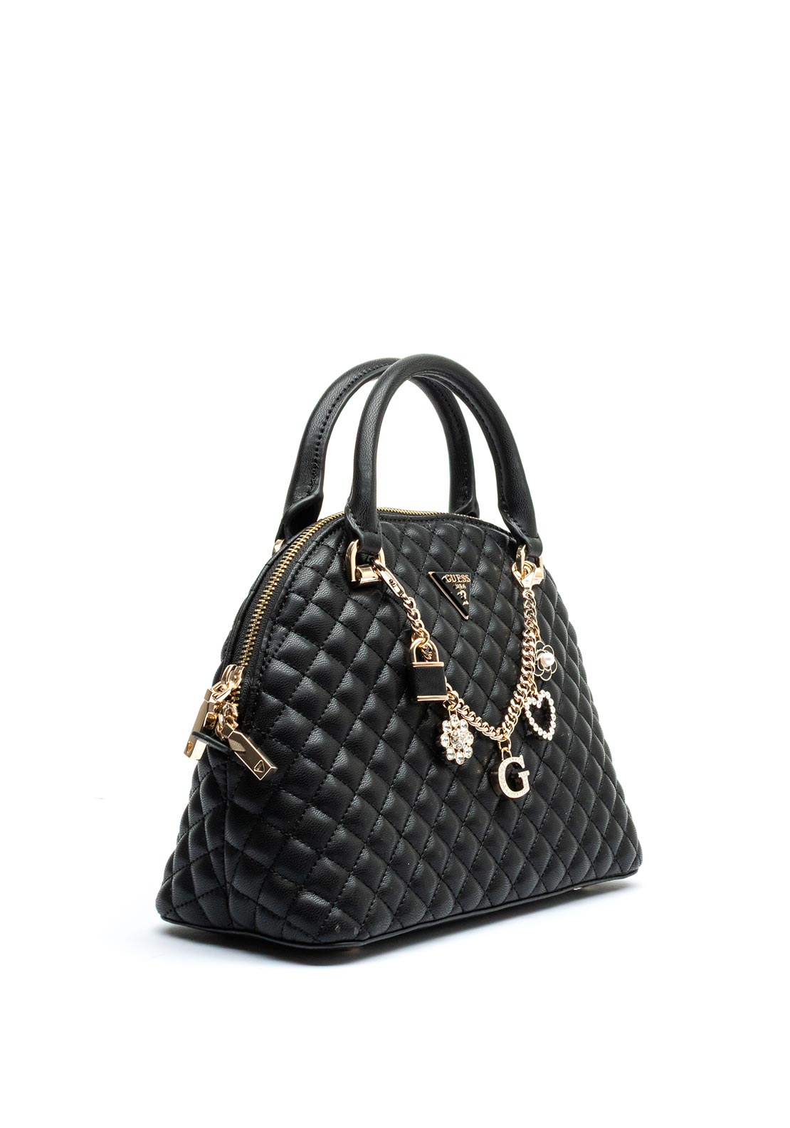 Guess Everlee Quilted Dome Grab Bag, Black