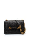Guess Aveta Small Logo Shoulder Bag, Black