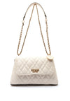 Guess Isemay Convertible Small Flap Bag, Cream