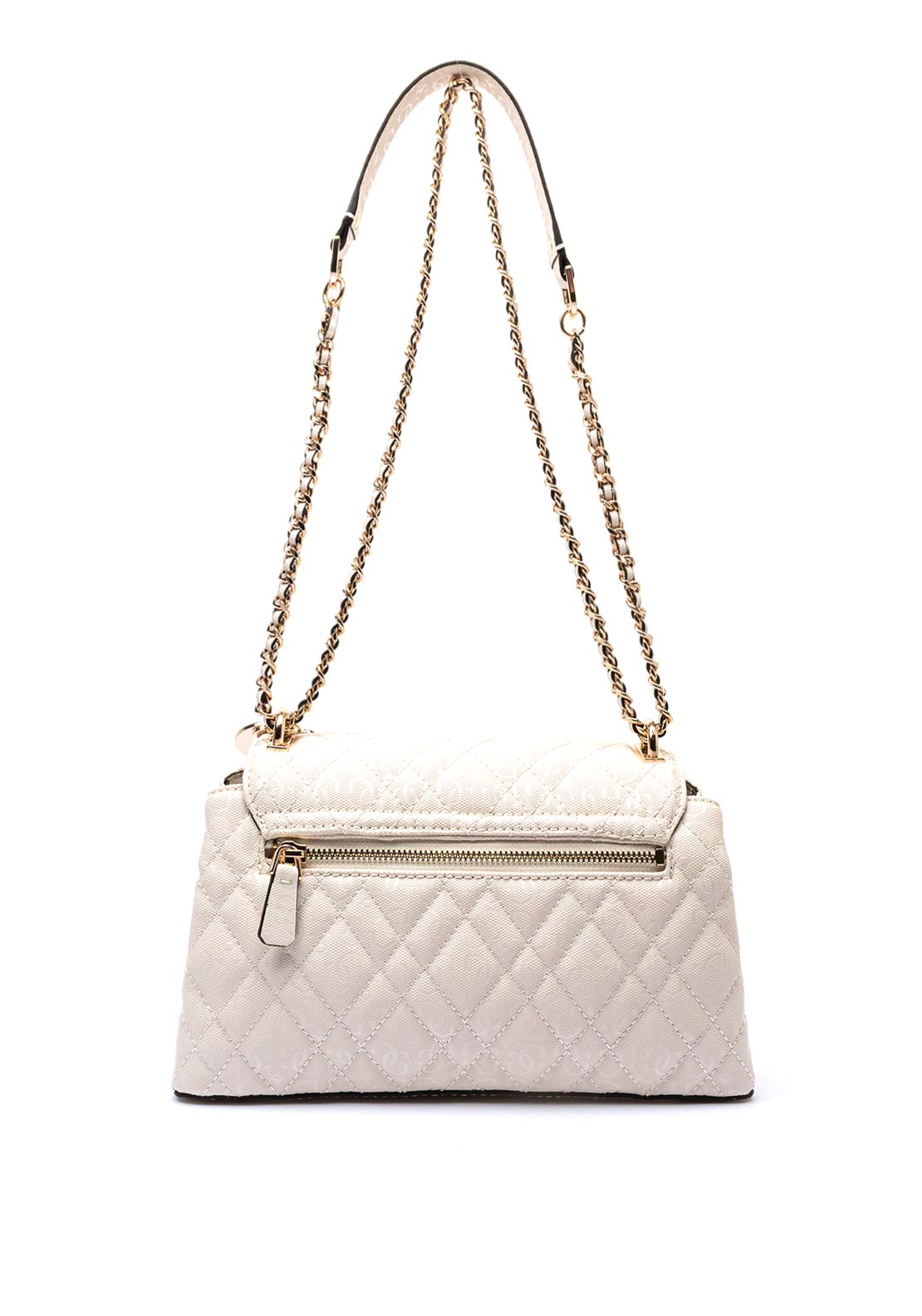 Guess Isemay Convertible Small Flap Bag, Cream