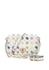 Guess Emelie Logo Flap Over Shoulder Bag, Multi Coloured