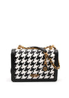 Guess Abey Woven Shoulder Bag, Black