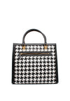 Guess Abey Woven Satchel Bag, Black
