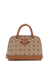 Guess Neda 4G Peony Textile Dome Grab Bag, Brown