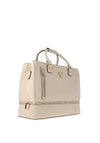 Guess Wilder Logo Embossed Travel Bag, Light Beige