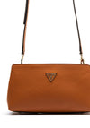 Guess Talent Small Faux Leather Crossbody Bag, Tan