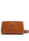 Guess Talent Small Faux Leather Crossbody Bag, Tan