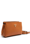 Guess Talent Small Faux Leather Crossbody Bag, Tan