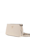 Guess Talent Small Faux Leather Crossbody Bag, Off White