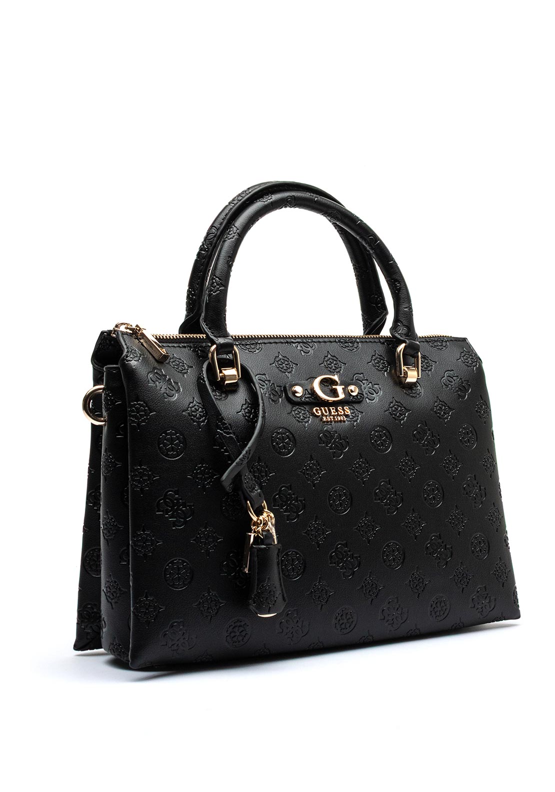 Guess Dita Logo Handbag, Black
