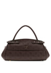 Guess Diana 4G Logo Grab Bag, Chocolate Brown