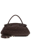 Guess Diana 4G Logo Grab Bag, Chocolate Brown