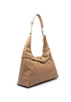Guess Ella Logo Medium Satchel Bag, Beige