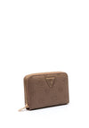 Guess Cresidia II SLG Medium Zip Around Wallet, Taupe
