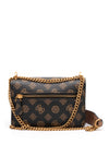 Guess Fynna Mini Studded Crossbody Bag, Mocha Logo