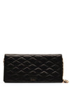 Guess Leather Quilted Crossbody Bag, Black