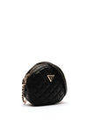 Guess Giully Mini Quilted Crossbody Bag, Black
