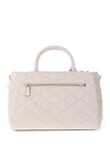 Guess Tasmin Quilted Satchel Bag, Off White