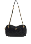 Guess Guilly II Quilted Logo Shoulder Bag, Black