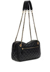 Guess Guilly II Quilted Logo Shoulder Bag, Black