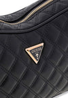 Guess Guilly II Quilted Logo Shoulder Bag, Black