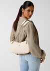 Guess Guilly II Quilted Logo Shoulder Bag, Cream