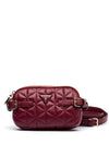 Guess Paisleigh Quilted Mini Crossbody Bag, Wine