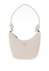 Guess Adelasia Zip Top Crescent Shoulder Bag, Off White