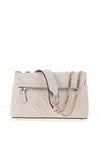 Guess Giully Quilted Crossbody Bag, Off White