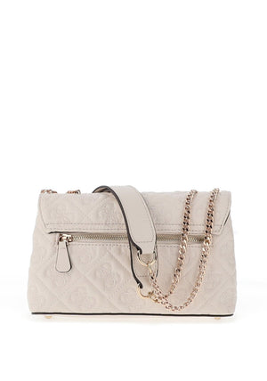 Guess Giully Quilted Crossbody Bag, Off White