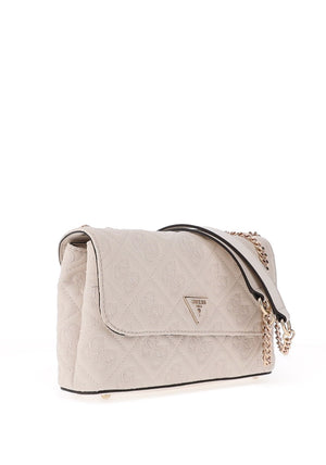 Guess Giully Quilted Crossbody Bag, Off White