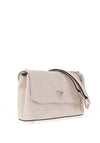 Guess Adelasia Convertible Flap Over Shoulder Bag, Off White