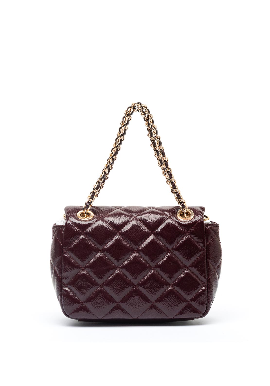 Guess Juliet Mini Quilted Crossbody Bag, Burgundy