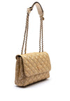 Guess Giully II Woven Convertible Shoulder Bag, Gold