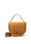 Guess Fleet Flap Over Saddle Bag, Mustard