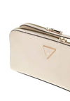 Guess Daryna Chain Detail Crossbody Bag, Bone