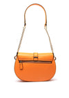 Guess Carrie Flap Shoulder Bag, Orange