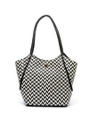 Guess Tessi Tote Bag 2-in-1, Black and White