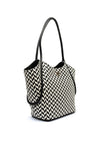 Guess Tessi Tote Bag 2-in-1, Black and White