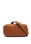 Guess Sandy Quilted Camera Crossbody Bag, Tan