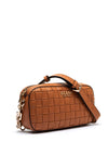Guess Sandy Quilted Camera Crossbody Bag, Tan