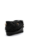 Guess Zaina Quilted Top Zip Crossbody Bag, Black