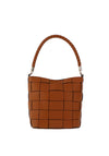 Guess Maylee Woven Bucket Bag, Tan