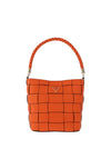 Guess Maylee Woven Bucket Bag, Orange