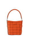 Guess Maylee Woven Bucket Bag, Orange